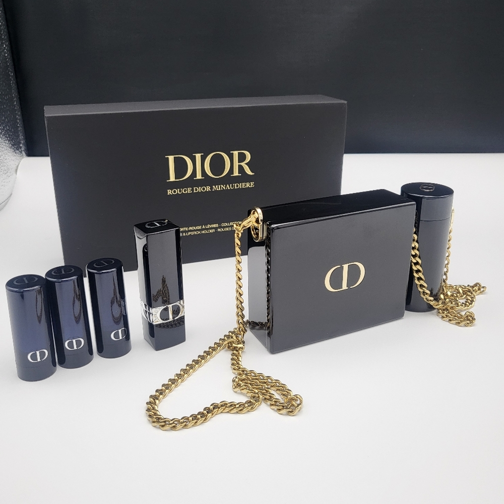 New Rouge Dior Minaudiere lipstick set with clutch 2022 limited edition